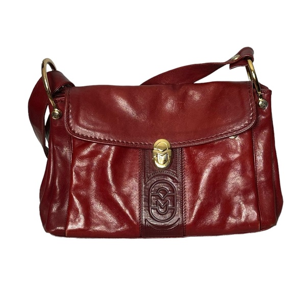 Vintage Marino Orlandi Italian leather brown purse